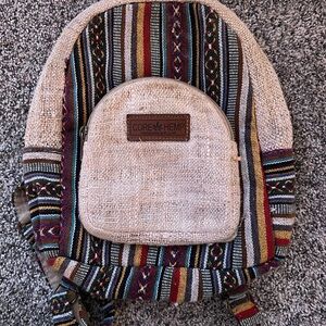 Core Hemp Striped Backpack